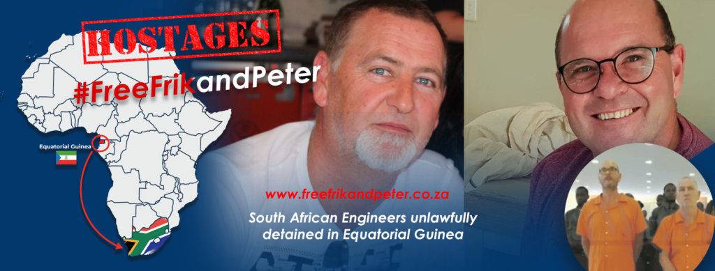 Frik and Peter and their families are waiting for their release