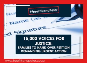 Read more about the article Press release from the families of Frik Potgieter and Peter Huxham